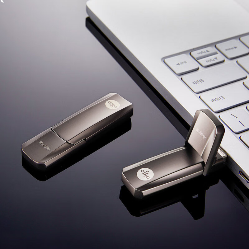 爱国者（aigo）256GB USB3.2 超极速固态U盘 U391 金属U盘 读速420MB/s 