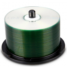 得力（deli） CD光盘 空白刻录 DVD刻录盘 50片 CD-R【700MB 52倍速】