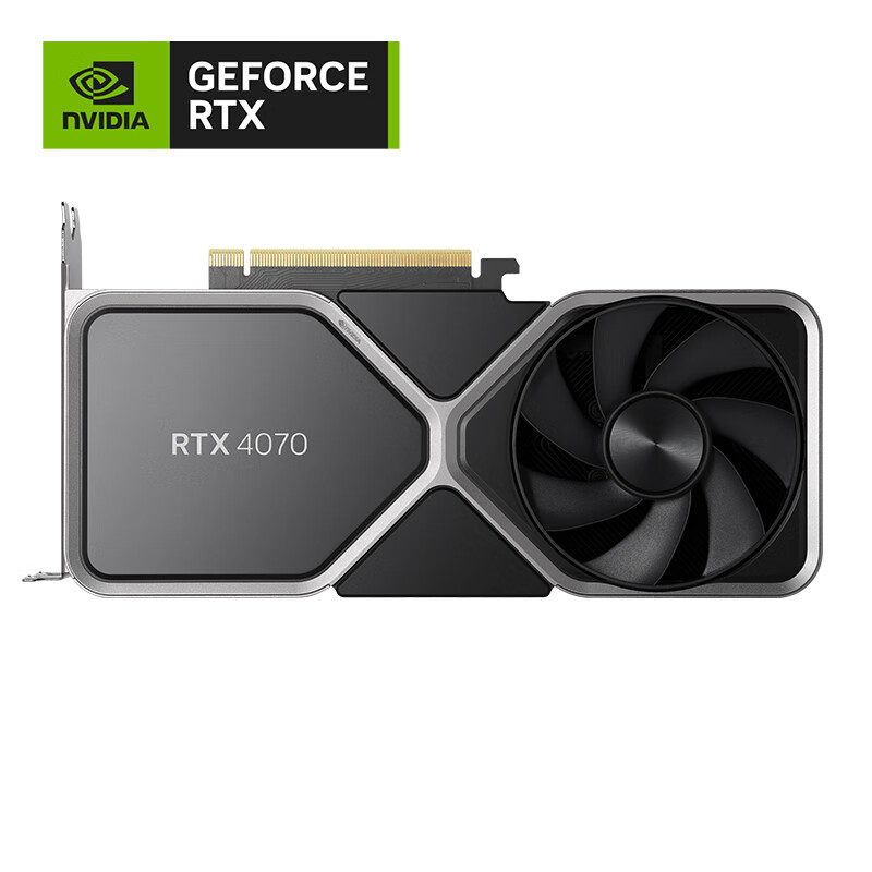 英伟达(NVIDIA)GeForce RTX 4070 Founder Edition公版显卡 全新