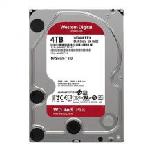 西部数据 NAS硬盘 WD Red Plus 西数红盘Plus 4TB 5400转 256MB SA