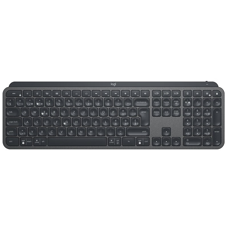 罗技（Logitech） mx keys无线蓝牙键盘 双模多设备 全尺寸 智能背光超薄便携mac键盘