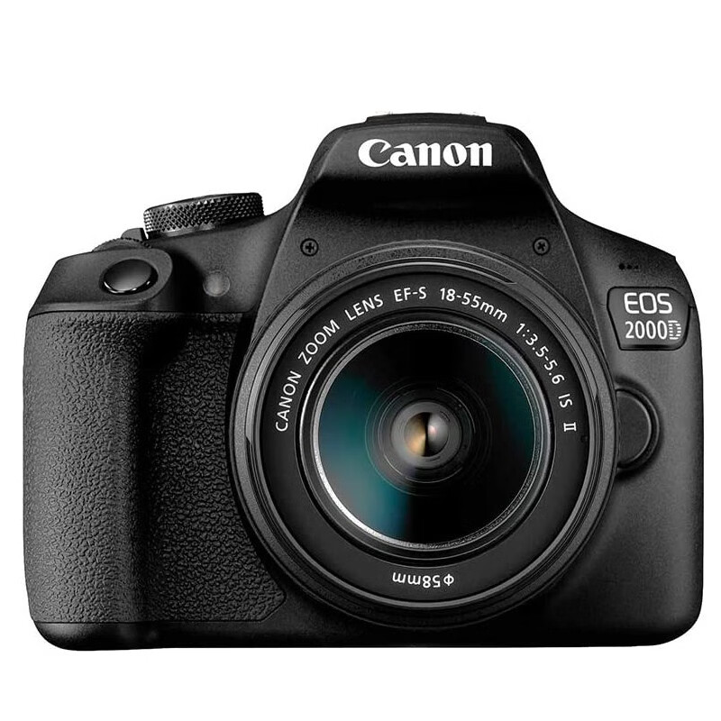 佳能（Canon）EOS 2000D 单反数码相机+18-55mm IS II 镜头 APS-C画幅