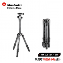 曼富图（Manfrotto）Element系列碳纤维反折式小号球形云台相机单反微单摄影摄像旋锁三脚