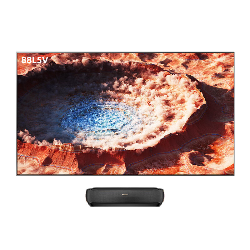 海信激光电视 88L5V 88英寸4K超高清 屏幕自发声 超薄游戏全面屏 智能电视机 高端智慧屏