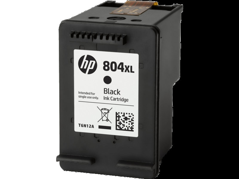 惠普HP 804XL T6N12AA高印量黑色原装墨盒