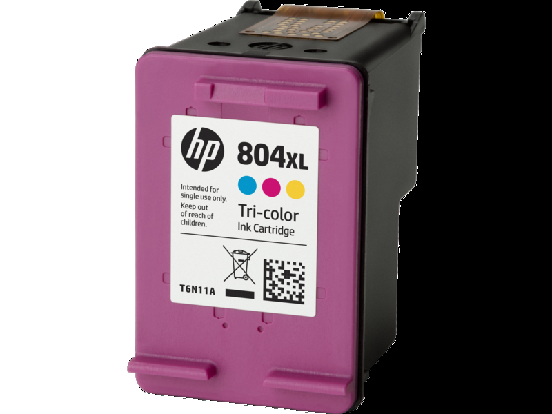 惠普HP 804XL T6N12AA高印量三色原装墨盒